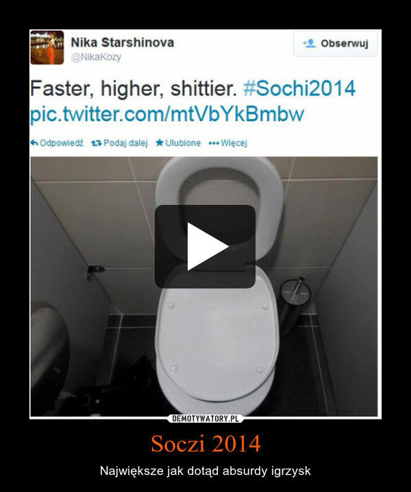 Soczi 2014 – Największe jak dotąd absurdy igrzysk 