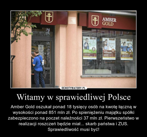 Witamy w sprawiedliwej Polsce