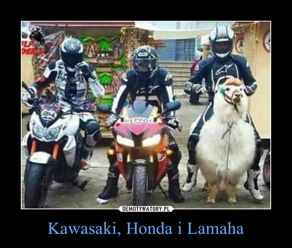 Kawasaki, Honda i Lamaha –  