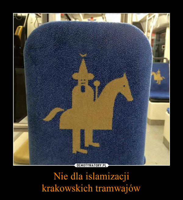 Nie dla islamizacjikrakowskich tramwajów –  