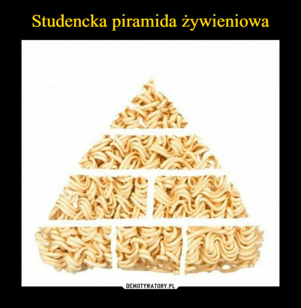Studencka piramida żywieniowa