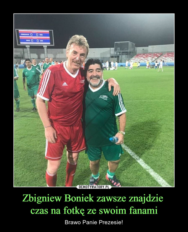 Zbigniew Boniek zawsze znajdzie czas na fotkę ze swoim fanami – Brawo Panie Prezesie! 