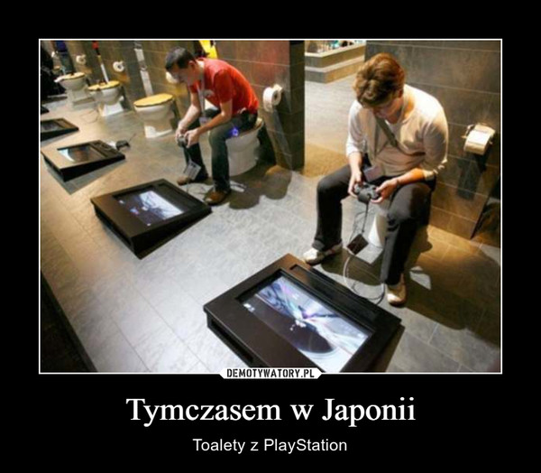 Tymczasem w Japonii – Toalety z PlayStation 