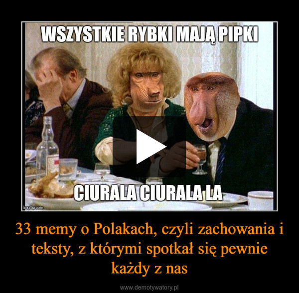 33 memy o Polakach, czyli zachowania i teksty, z którymi spotkał się pewnie każdy z nas –  