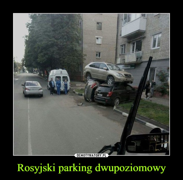 Rosyjski parking dwupoziomowy –  