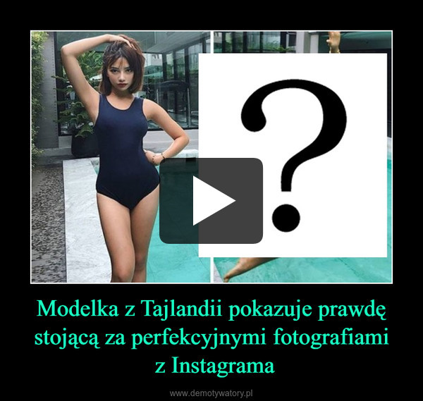 Modelka z Tajlandii pokazuje prawdę stojącą za perfekcyjnymi fotografiami z Instagrama –  