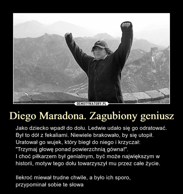 Diego Maradona. Zagubiony geniusz