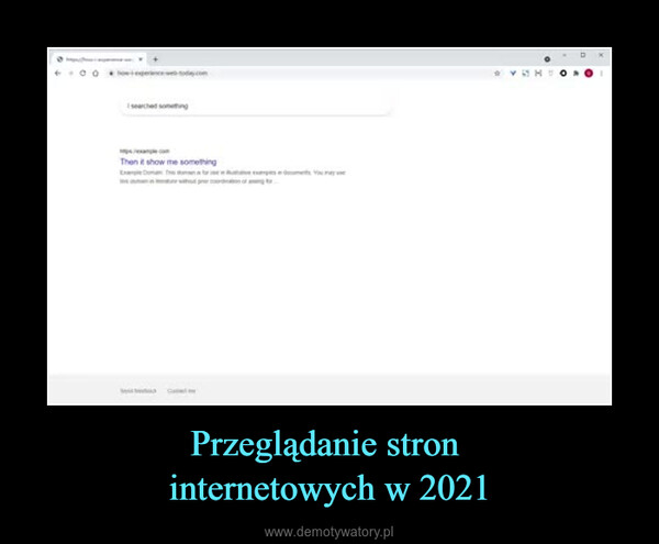 Przeglądanie stron internetowych w 2021 –  