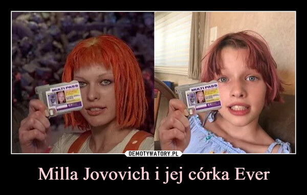 Milla Jovovich i jej córka Ever –  