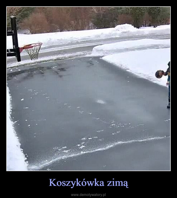 Koszykówka zimą –  