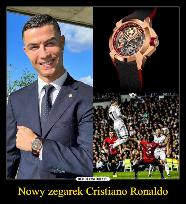 Nowy zegarek Cristiano Ronaldo –  
