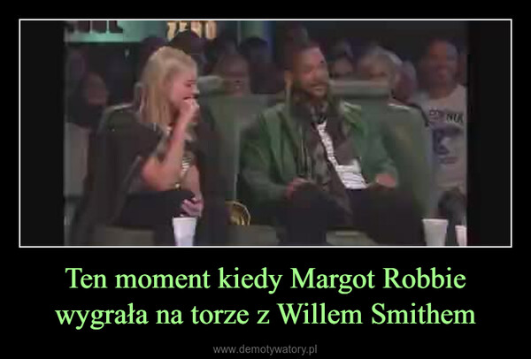 Ten moment kiedy Margot Robbie wygrała na torze z Willem Smithem –  