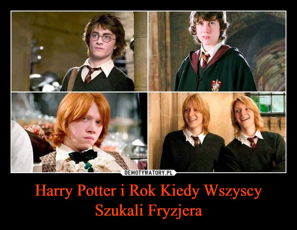 Harry Potter i Rok Kiedy Wszyscy Szukali Fryzjera –  harry potter stuff@theHPfactsHarry Potter and the Year Everyone Needed a Haircut<
